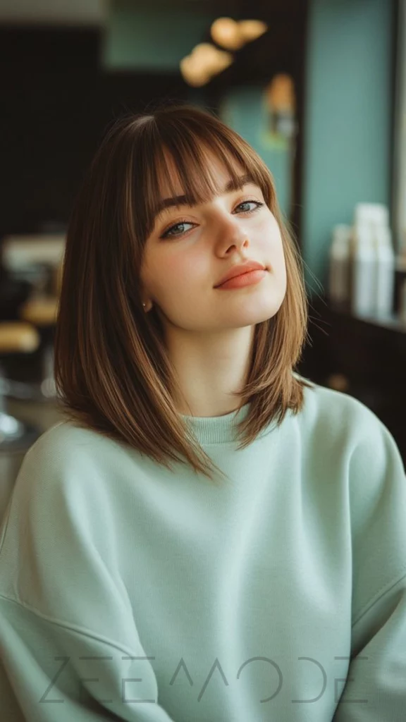 مدل چتری مناسب صورت مربعی