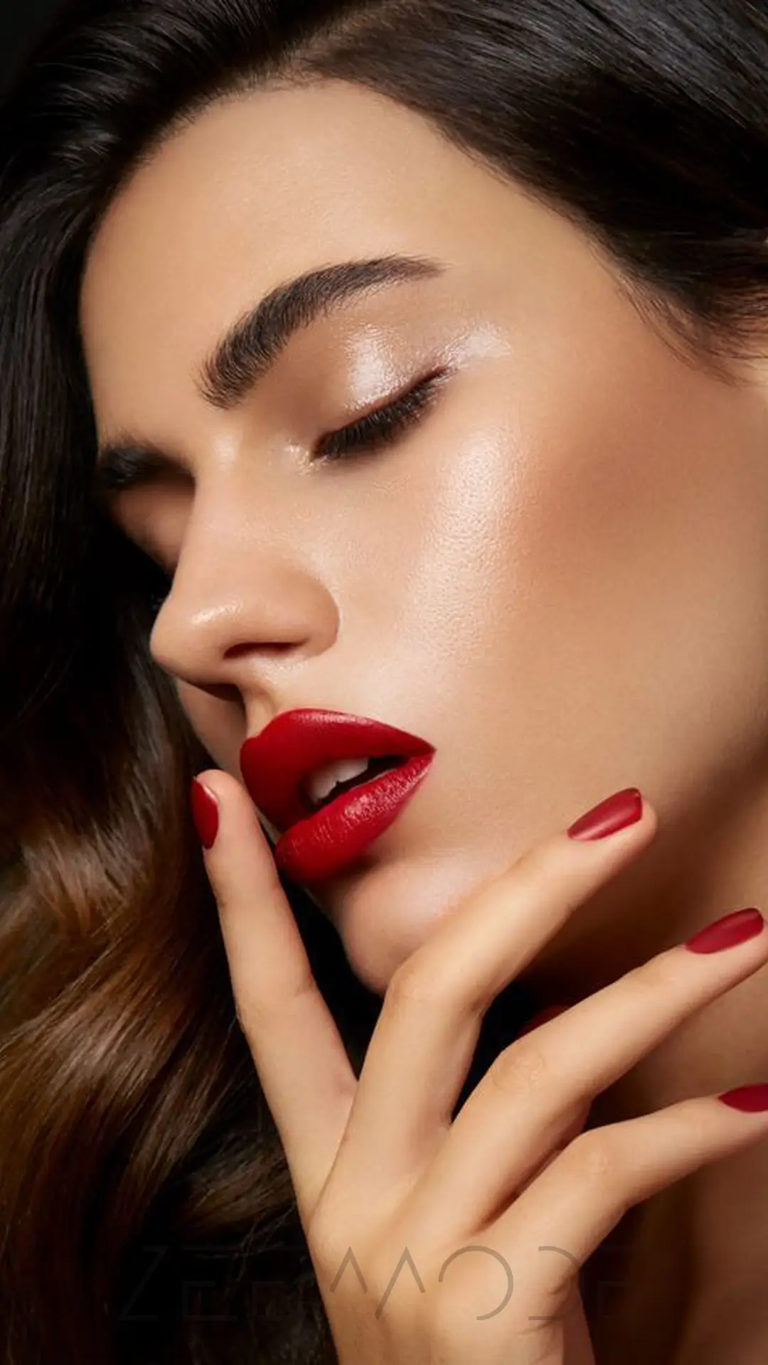 آرایش لب و گونه ها در پاییز