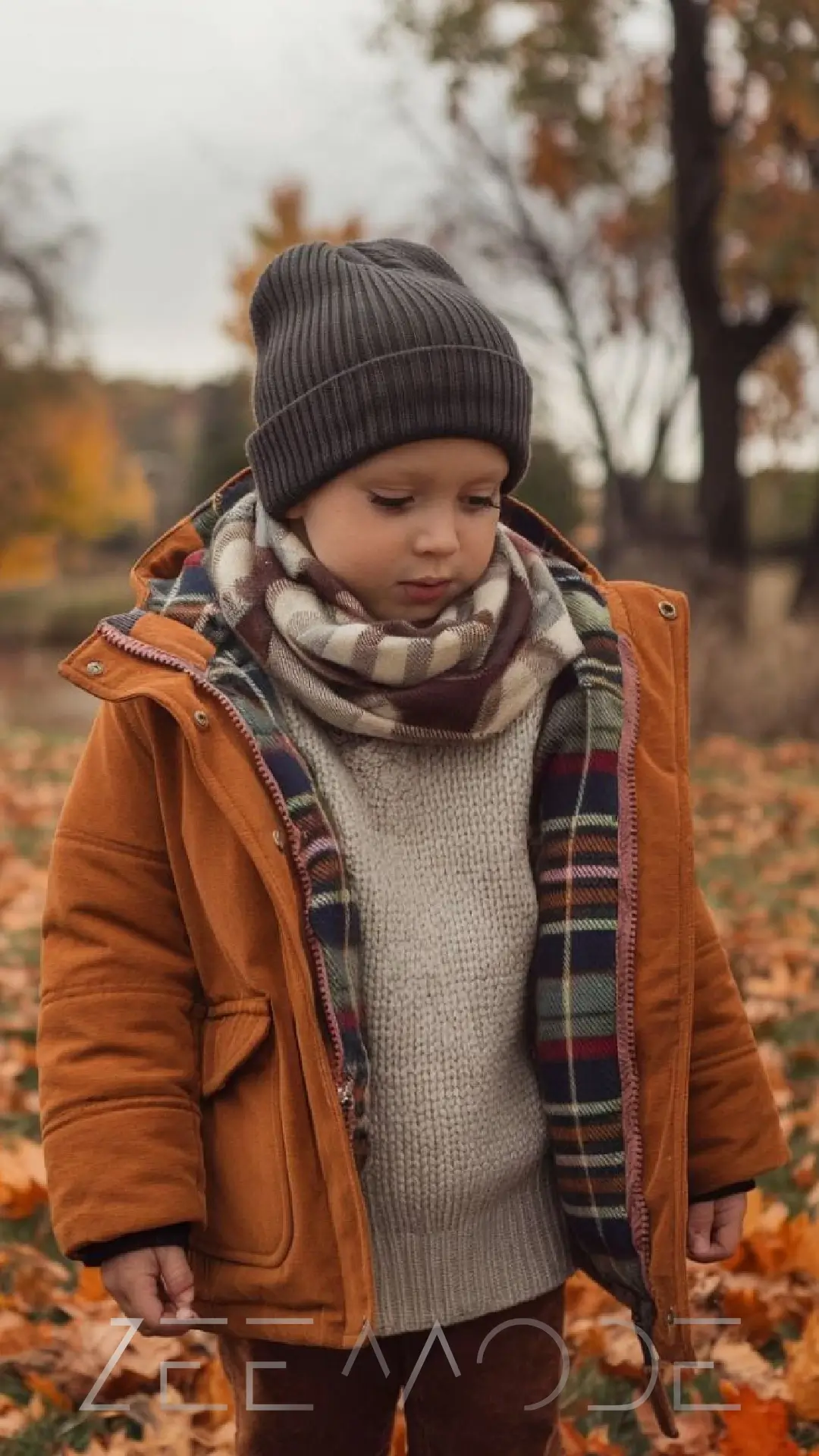 استایل پاییزی کودکانه