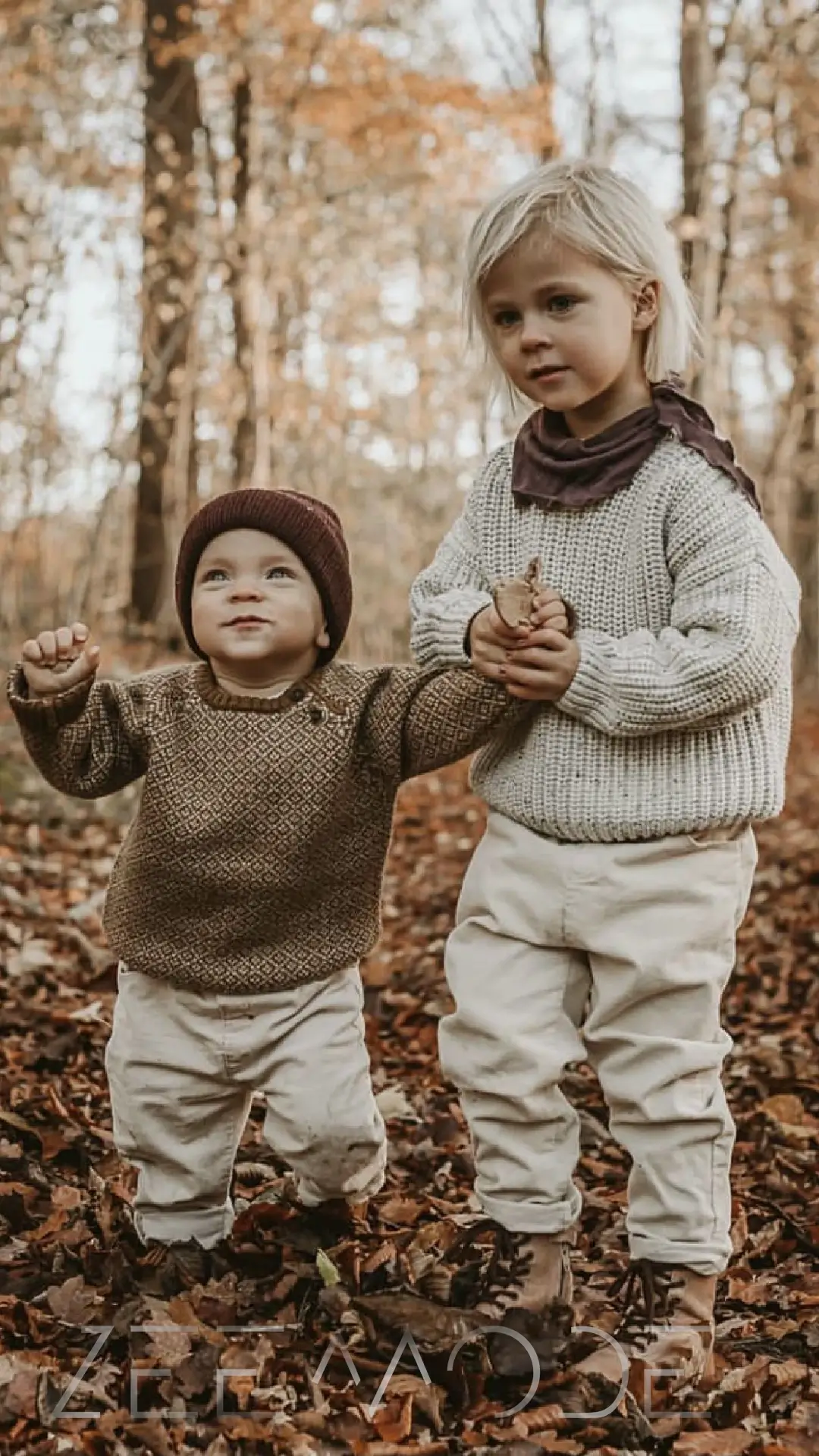 استایل پاییزی کودکانه