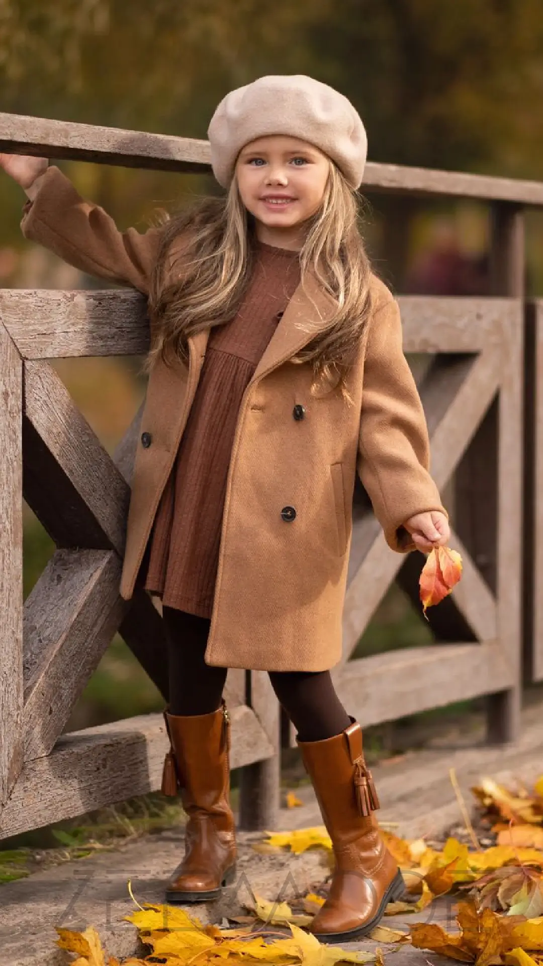 استایل پاییزی کودکانه