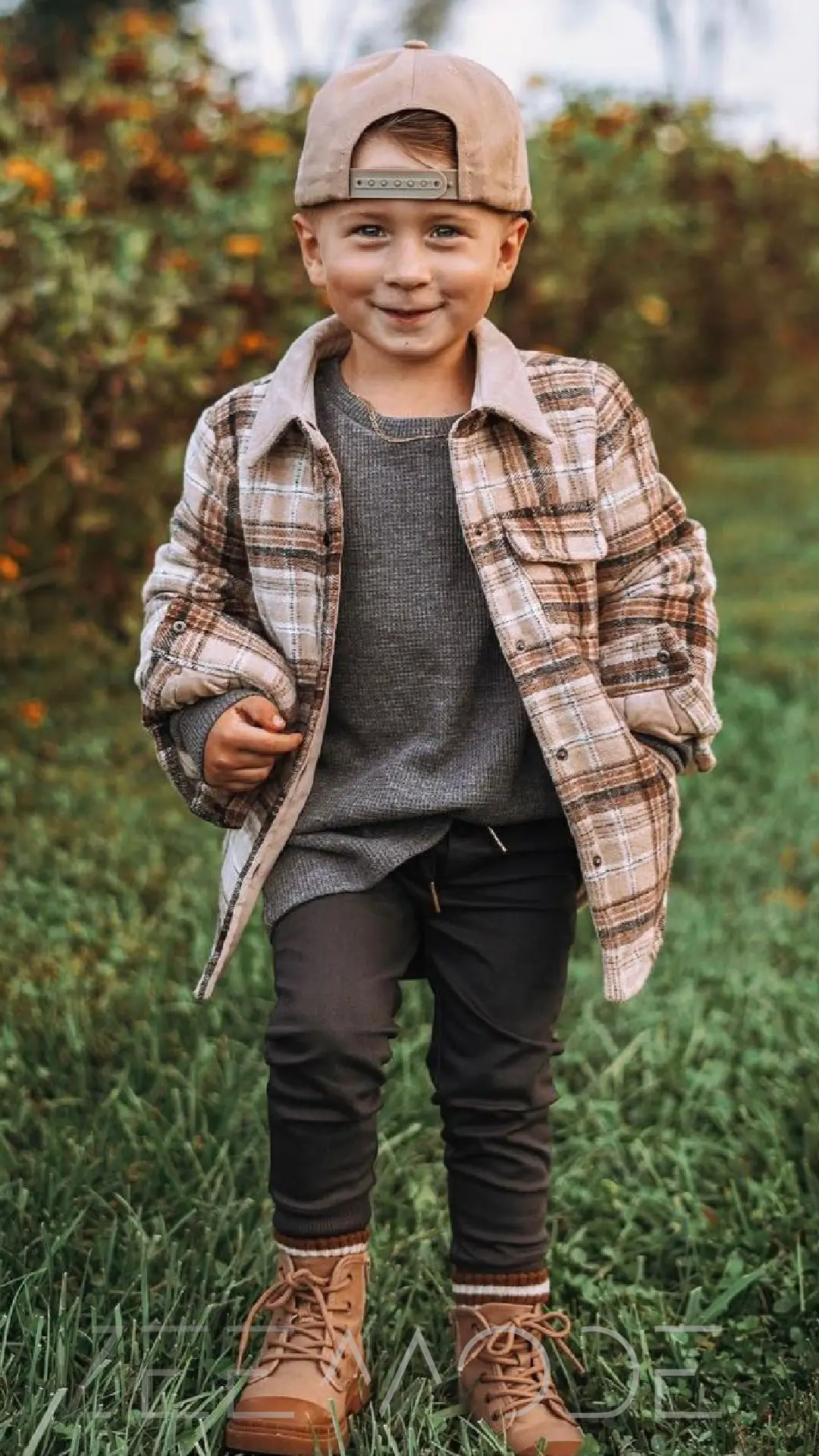 استایل پاییزی کودکانه