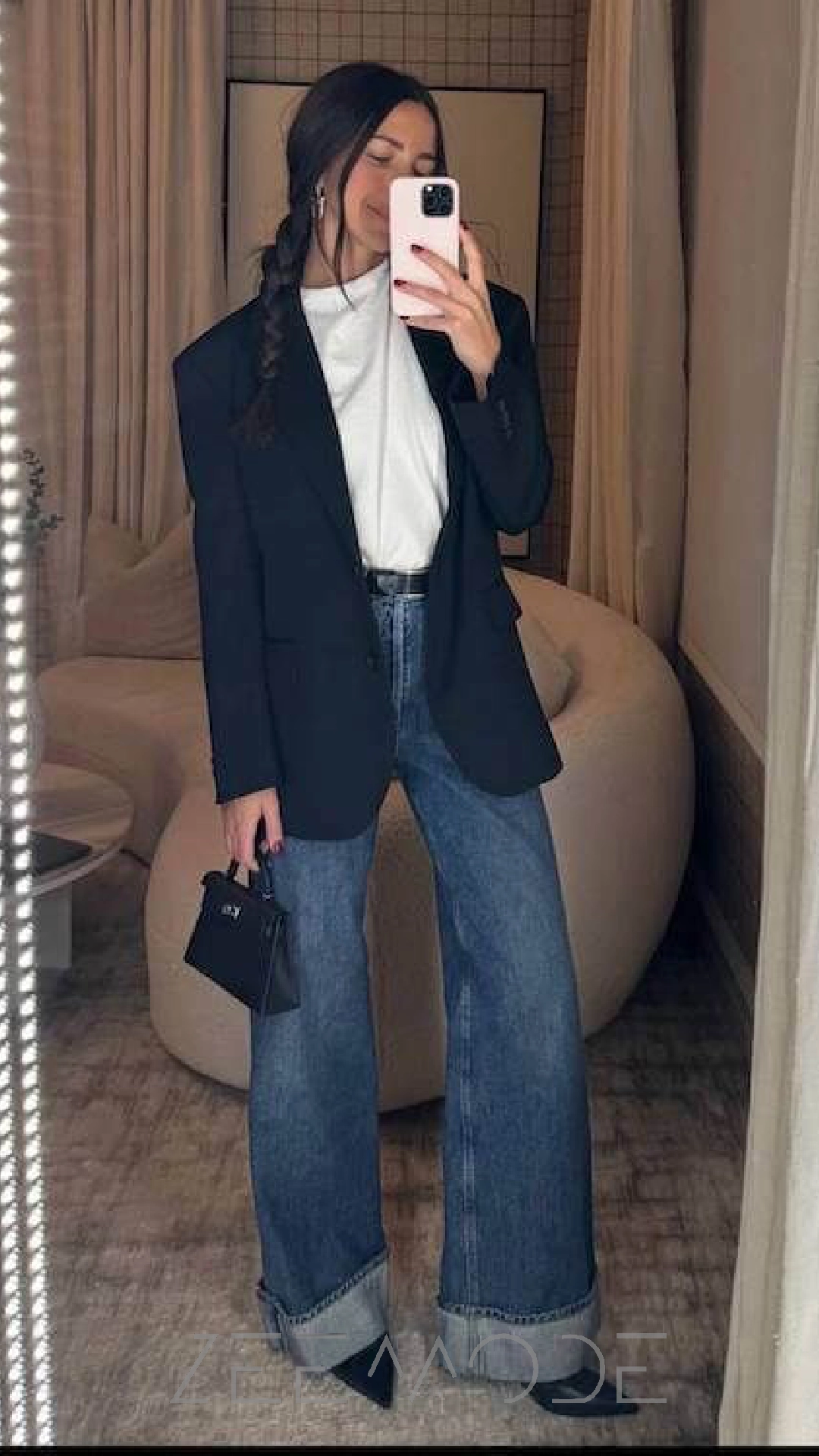 Pairing high heels with work-appropriate attire